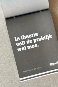 In theorie valt de praktijk wel mee