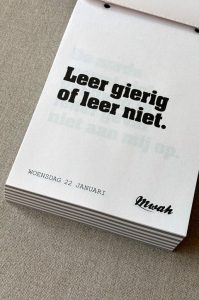 Leer gierig of niet